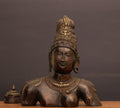 Brass Statue of Ardhnareshwar Bust