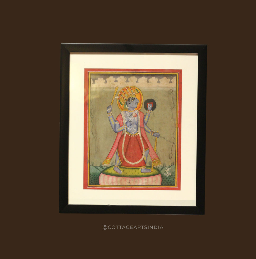 Dashavatara of Lord Vishnu (set of 13) – Pahari Miniature Painting