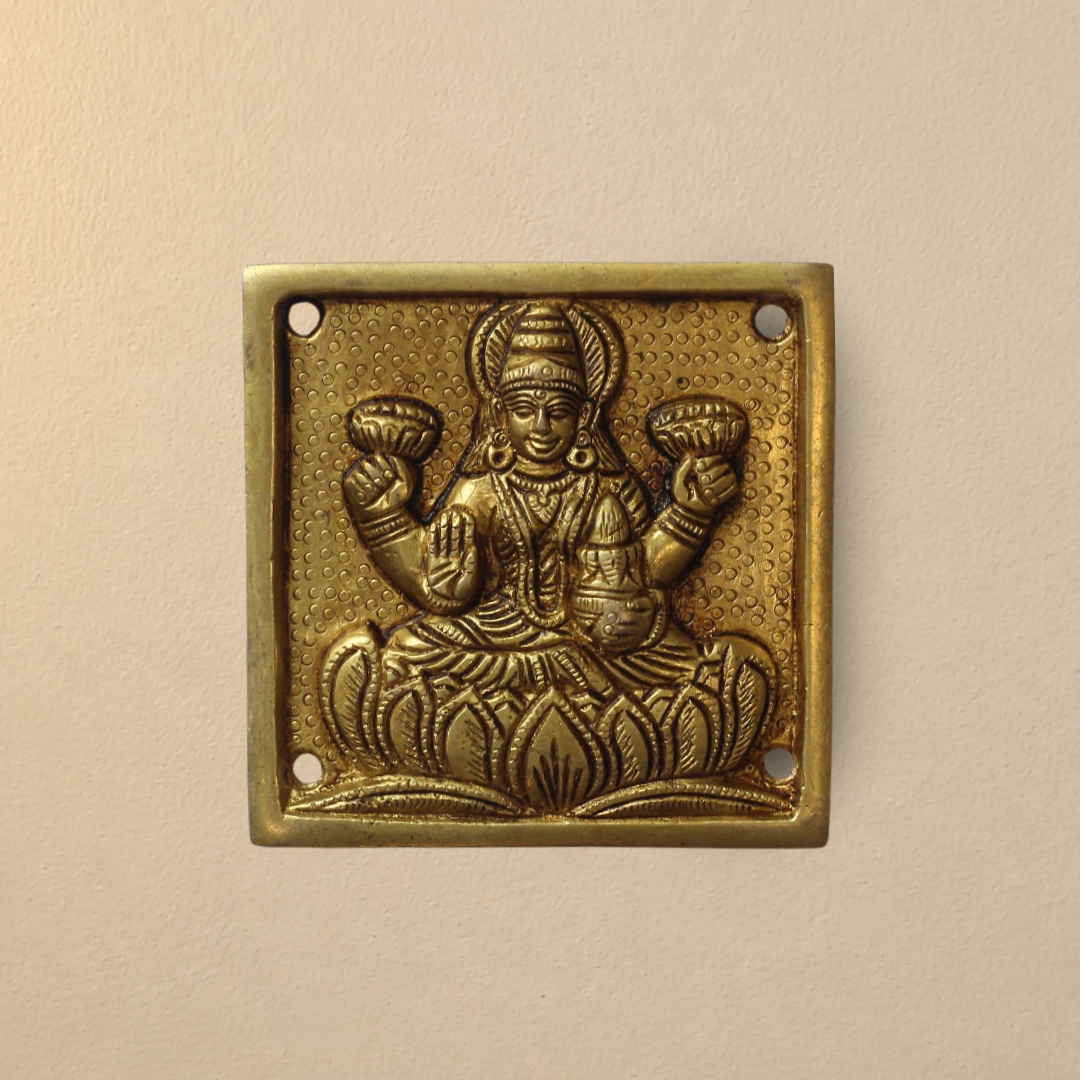Brass Ashta Lakshmi Wall Hanging (Set of 8 Lakshmi) For Pooja Room