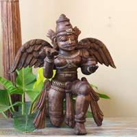 Vintage-Style Wooden Garuda Sculpture