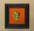 Brass Shreenathji In Wooden Frame