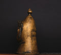 Brass Vintage Finish Shiva Mukhlingam Idol 14”