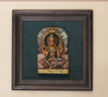 Wooden Laxmi In Frame