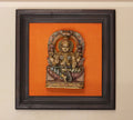 Wooden Laxmi In Frame