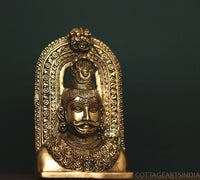 Brass Shiva Face In Prabhawali