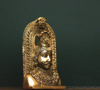 Brass Shiva Face In Prabhawali