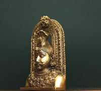 Brass Shiva Face In Prabhawali