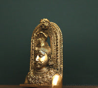 Brass Shiva Face In Prabhawali