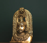 Brass Shiva Face In Prabhawali