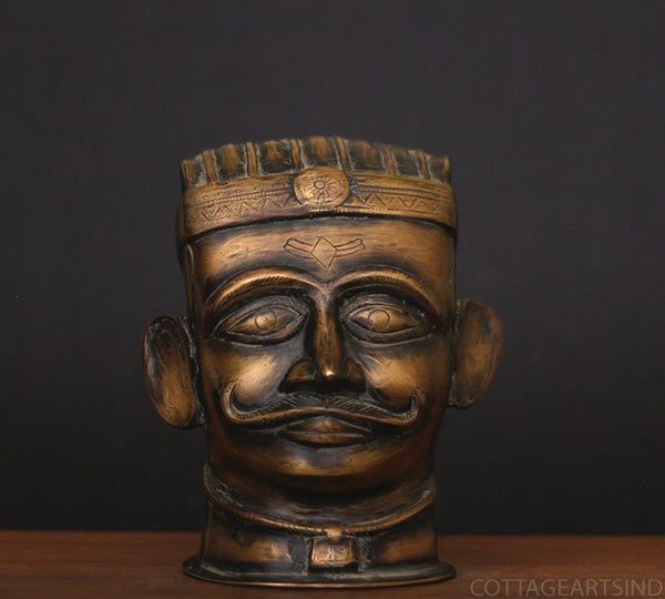 Brass Vintage Shiva Mukhlingam Idol