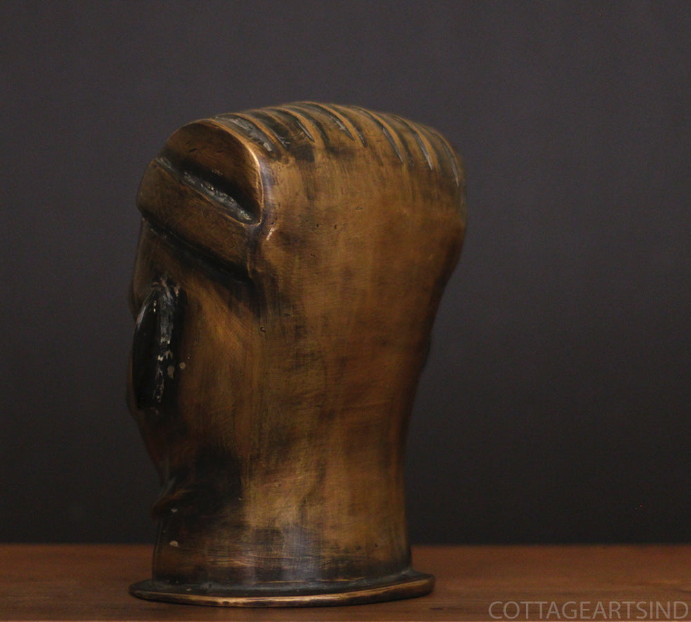 Brass Vintage Finish Shiva Mukhlingam Idol