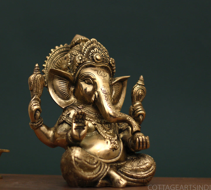Brass Idol of Ganesha