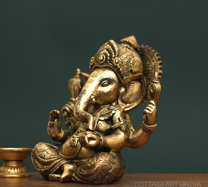 Brass Idol of Ganesha
