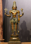 Brass Vishnu 37" Dark Copper Finish