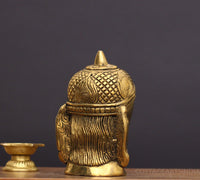 Brass Hanuman Face Statue