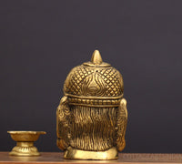 Brass Hanuman Face Statue