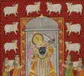 Hand-Painted Shrinathji Temple Pichwai Painting | Traditional Nathdwara Art