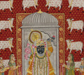 Hand-Painted Shrinathji Temple Pichwai Painting | Traditional Nathdwara Art