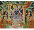 Hand-Painted Shrinathji Pichwai Painting | Krishna with Gopis & Sacred Cows