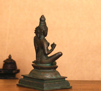 Brass Uma Parameshwari Parvati Bronze Finish 10”