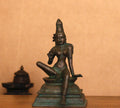 Brass Uma Parameshwari Parvati Bronze Finish 10”
