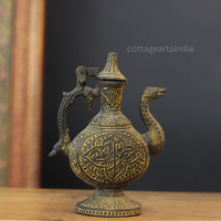 Antique Finished Brass Mughal Style Decorative Kettle