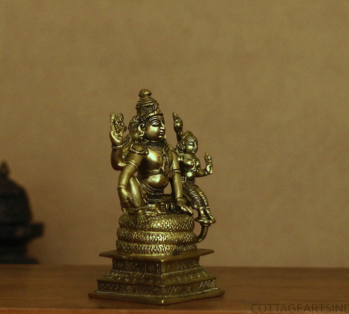 Brass Narayana /Vishnu Laxmi