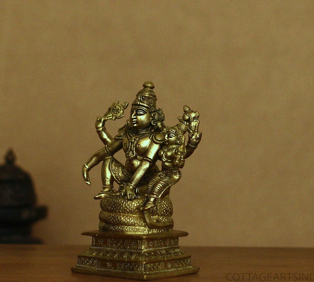 Brass Narayana /Vishnu Laxmi