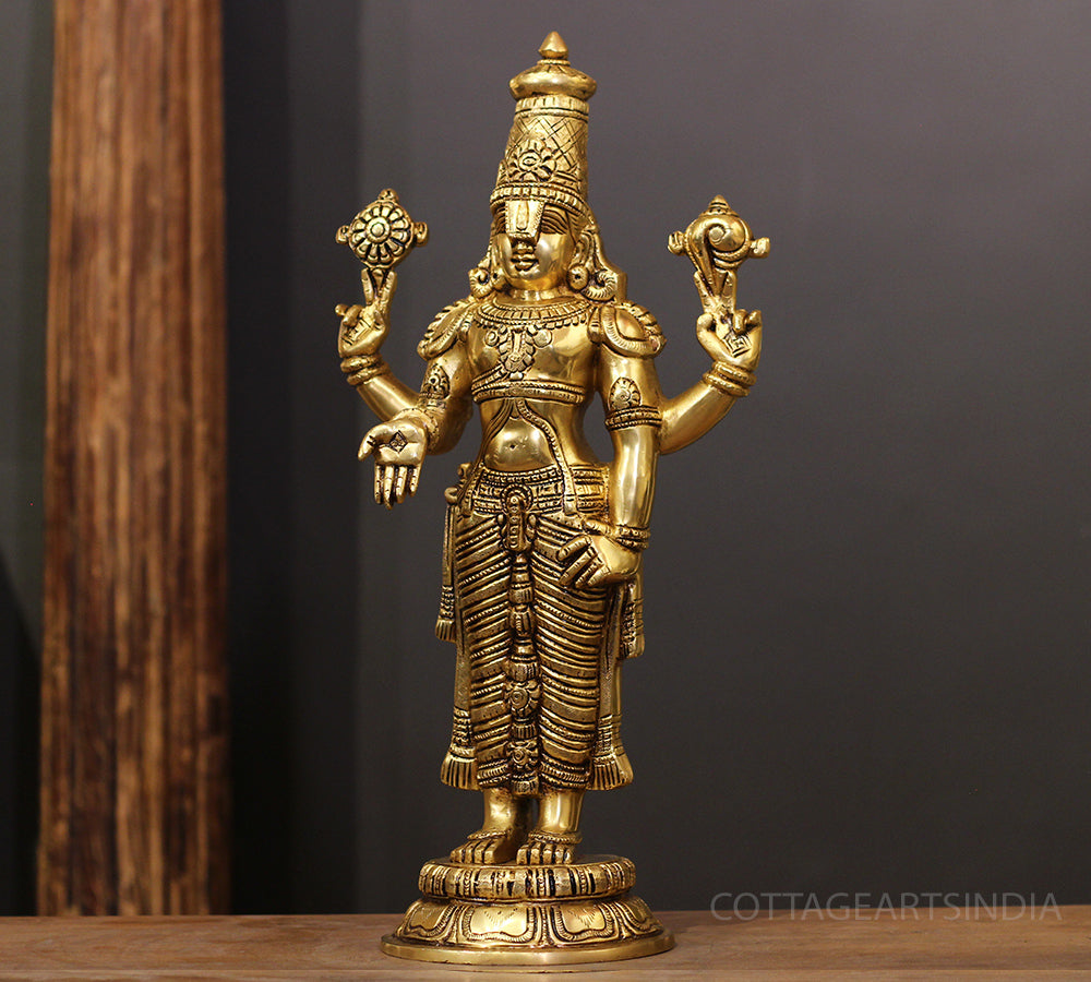 Brass Tirupati Balaji 18"