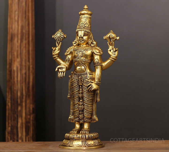 Brass Tirupati Balaji 18"
