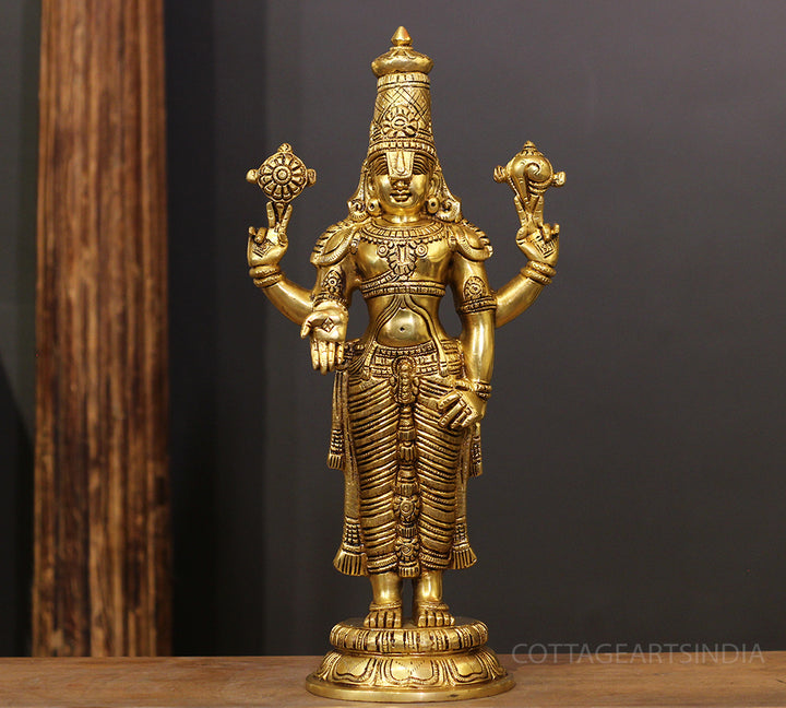 Brass Tirupati Balaji 18"