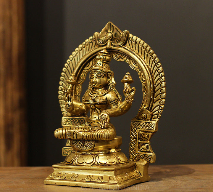 Brass Ganesh - Brass Laxmi With Prabhawal