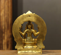Brass Ganesh - Brass Laxmi With Prabhawal