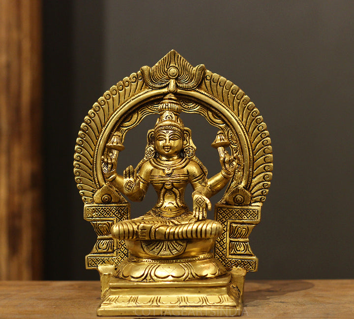 Brass Ganesh - Brass Laxmi With Prabhawal