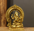 Brass Ganesh - Brass Laxmi With Prabhawal