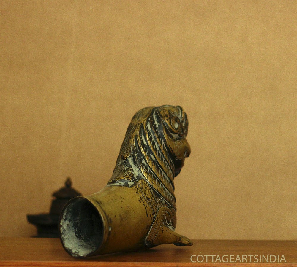Brass Vintage Finish Palanquin Kirtimukha