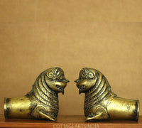 Brass Vintage Finish Palanquin Kirtimukha