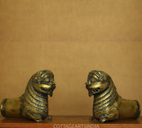 Brass Vintage Finish Palanquin Kirtimukha