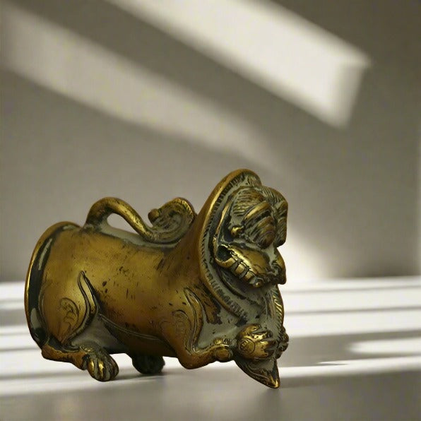 Brass Vintage Finish Palanquin Kirtimukha