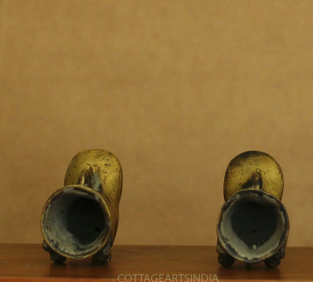 Brass Vintage Finish Palanquin Kirtimukha Pair