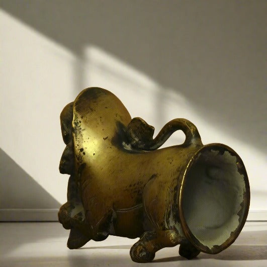 Brass Vintage Finish Palanquin Kirtimukha
