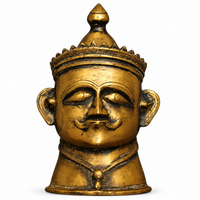 Brass Vintage Finish Shiva Mukhlingam Idol 14”