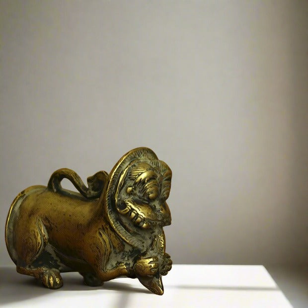 Brass Vintage Finish Palanquin Kirtimukha