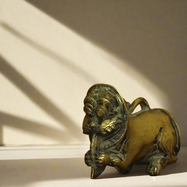 Brass Vintage Finish Palanquin Kirtimukha