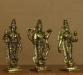Brass Lord Vishnu , Laxmi and Bhudevi