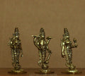 Brass Lord Vishnu , Laxmi and Bhudevi