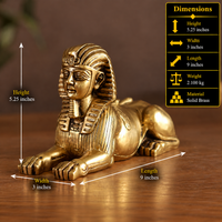 Brass Spinx Egyptian Statue