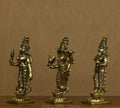 Brass Lord Vishnu , Laxmi and Bhudevi