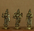 Brass Lord Vishnu , Laxmi and Bhudevi