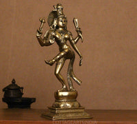 Brass Ardhanareshvara Dancing 12.5"